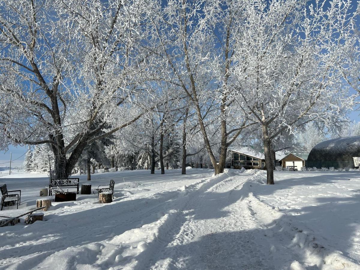 Rolling Hills Country Resort Bed And Breakfast Three Hills Exteriör bild